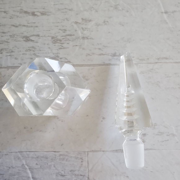 Cut Glass Perfume Bottle - Picture 8 of 10